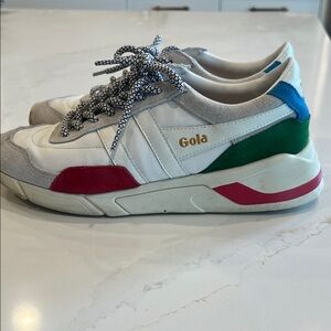 Gola White Multicolor Sneakers